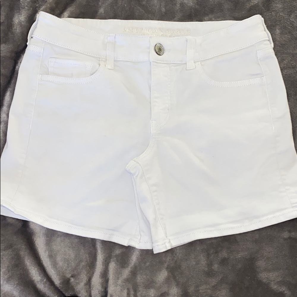 Women’s White Jean Shorts